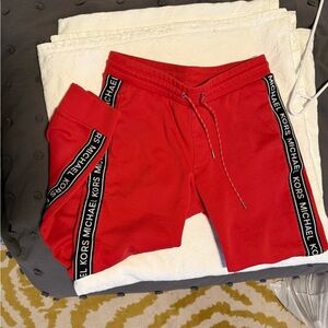 Michael Kors Vibrant Red Joggers